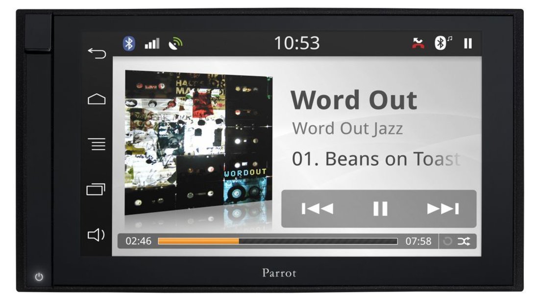 NAVIGATIE ANDROID UNIVERSALA PARROT ASTEROID SMART MULTIMEDIA PLAYER 2 DIN INTERNET ECRAN CAPACITIV