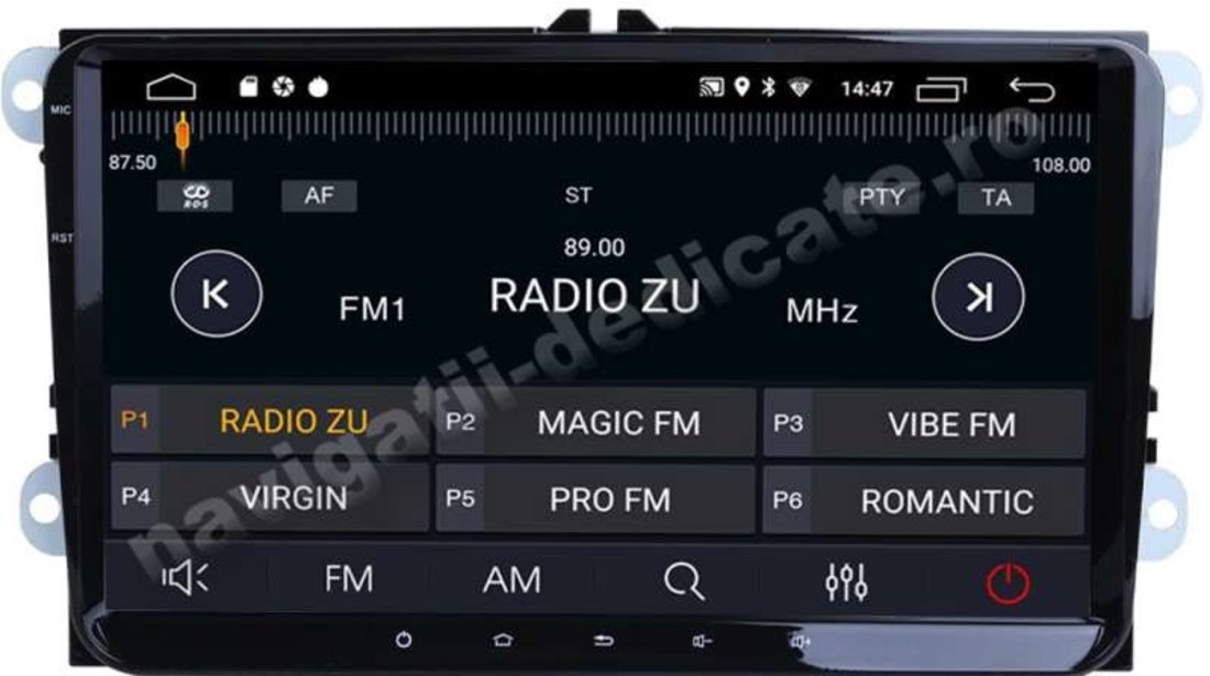 Navigatie Android Vw Passat B6 B7 CC Golf 5 6 Jetta Tiguan Touran Polo Amarok EOS NAVD-MT9800