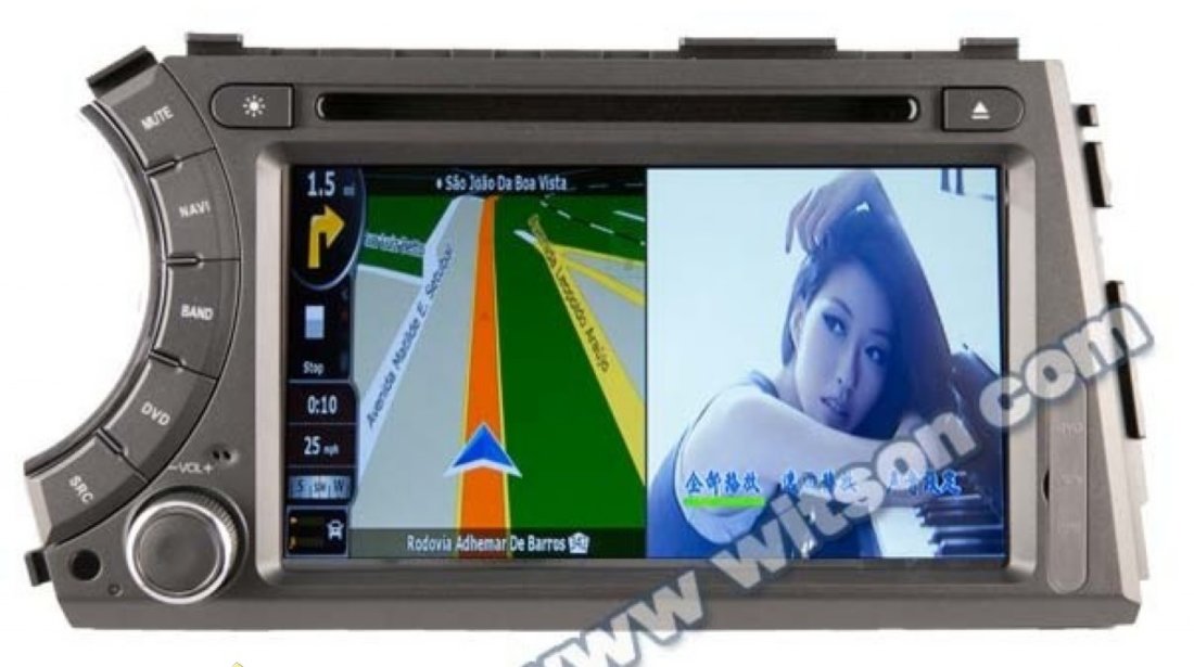 NAVIGATIE ANDROID WITSON W2-I158 DEDICATA SSANGYONG KYRON ACTYON KORANDO TRADIE PLATFORMA S150 INTERNET 3G WIFI PROCESOR SAMSUNG A8 1GHZ DVR HARD INTERN CARKIT BLUETOOTH PRELUARE AGENDA TELEFONICA MIRROR LINK MODEL PREMIUM