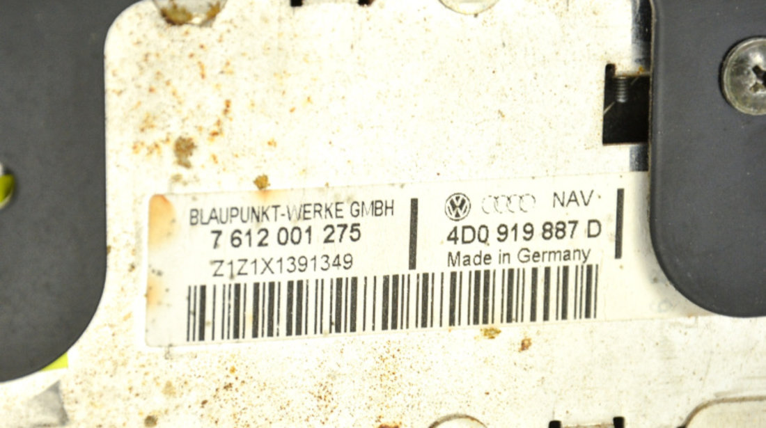 Navigatie Audi A3 (8L1) 1996 - 2003 4D0919887D, 4D0 919 887 D, 4D0 919 887, 4D0919887, 7612001275, 7 612 001 275