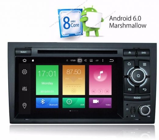 Navigatie AUDI A4 B7 Android 6.0 Octa Co