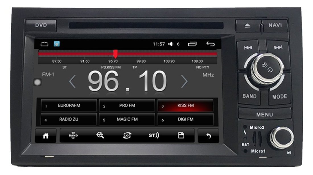 Navigatie Audi A4 B7 Carkit Android  Internet NAVD i050