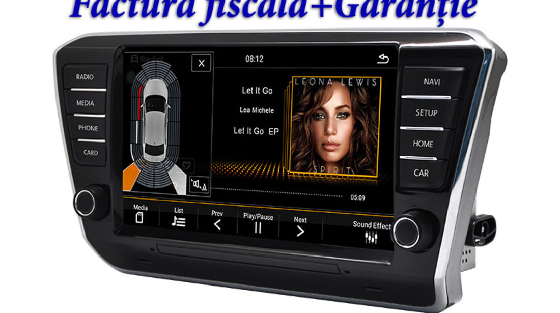 Navigatie Audiosources MiB4 VW SKODA MQB ,ecran 9",meniuri 100% OEM Discover pro2, slot SIM 4G