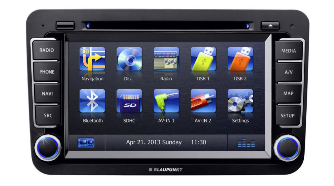 NAVIGATIE BLAUPUNKT PHILADELPHIA 835 DEDICATA VW GOLF 6 MK6 2008-2013 DVD GPS CARKIT MONTAJ ASIGURAT