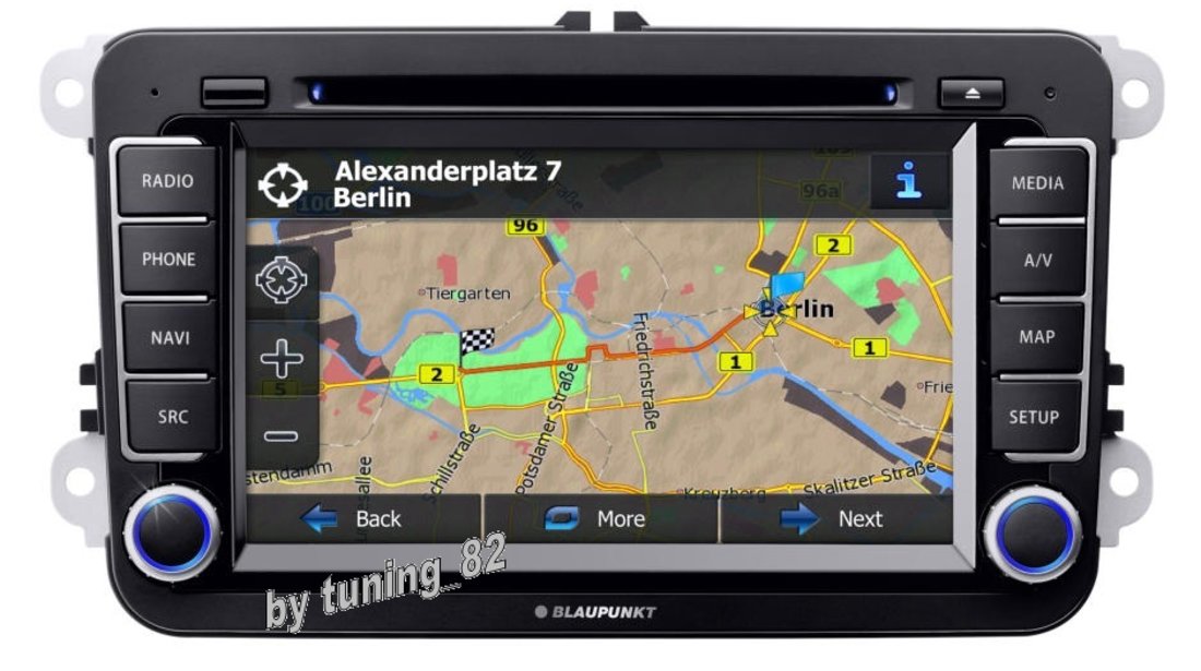 NAVIGATIE BLAUPUNKT PHILADELPHIA 835 DEDICATA VW POLO MK5 6R 2009 - 2015 DVD GPS CARKIT