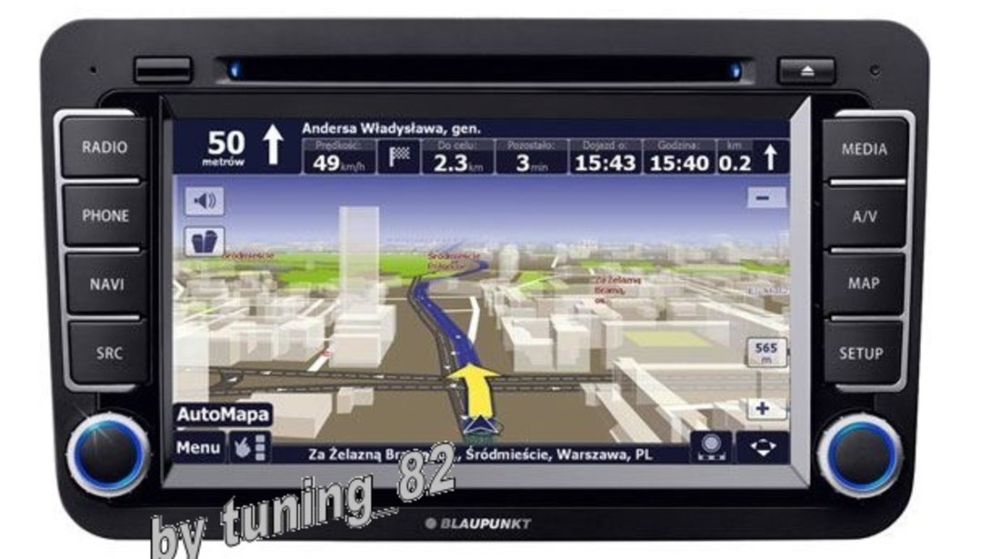 NAVIGATIE BLAUPUNKT PHILADELPHIA 835 DEDICATA VW POLO MK5 6R 2009 - 2015 DVD GPS CARKIT