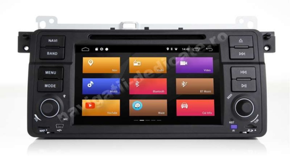 Navigatie BMW E46 Rover 75 Android Dvd Auto Gps Carkit NAVD-MT052