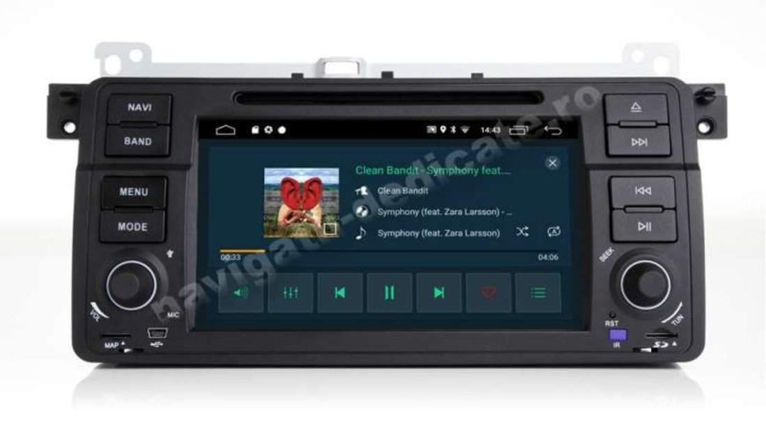 Navigatie BMW E46 Rover 75 Android Dvd Auto Gps Carkit NAVD-MT052