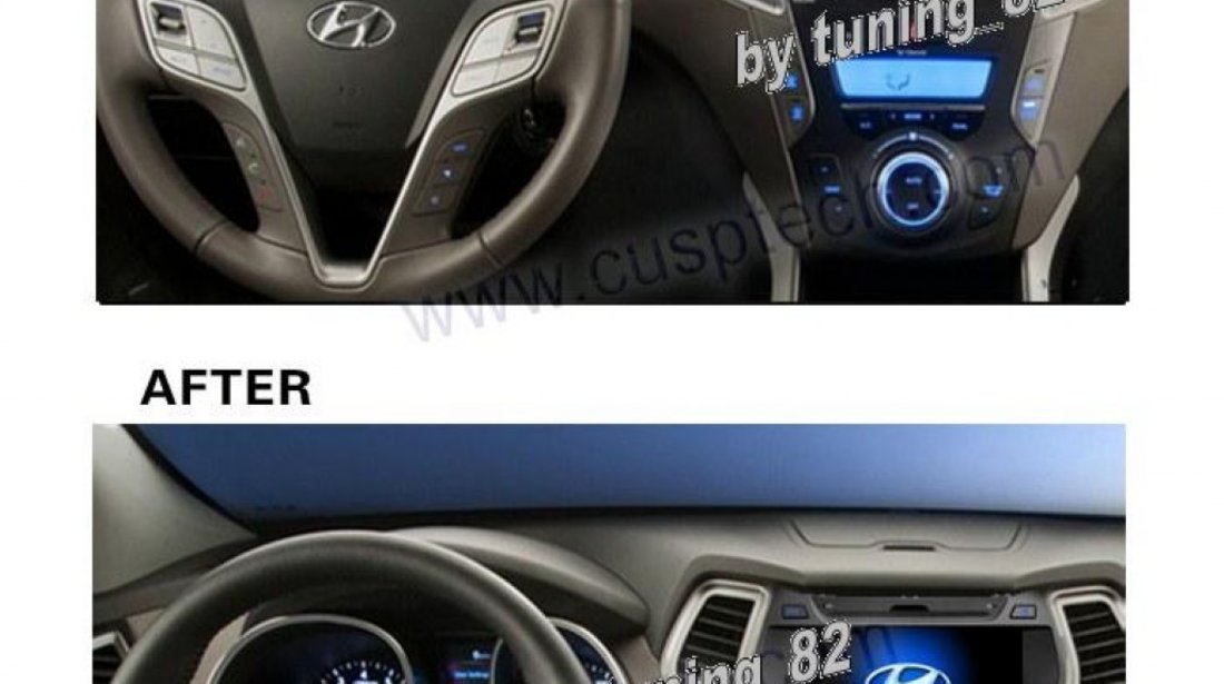 Navigatie Car Pc C209 Dedicata HYUNDAI SANTA FE 2013 IX 45 Internet 3g Procesor Dual Core A8 1gmhz Dvr Hard Intern Preluare Agenda Telefonica Model Premium 2013