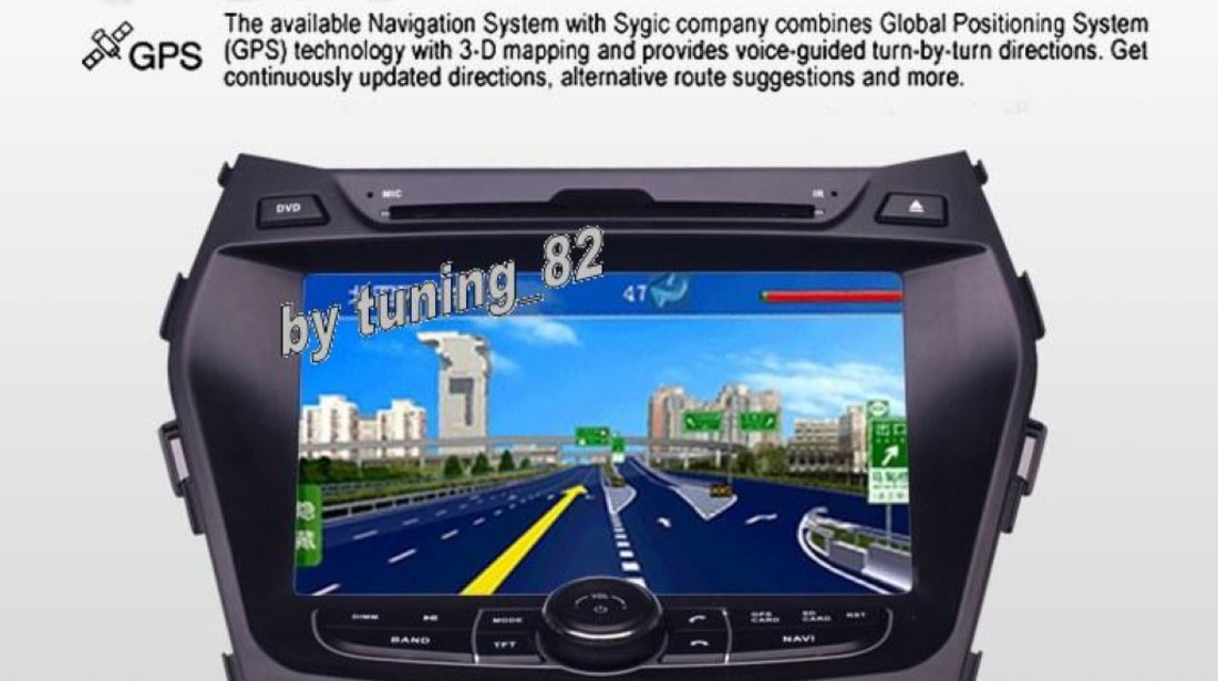 Navigatie Car Pc C209 Dedicata HYUNDAI SANTA FE 2013 IX 45 Internet 3g Procesor Dual Core A8 1gmhz Dvr Hard Intern Preluare Agenda Telefonica Model Premium 2013