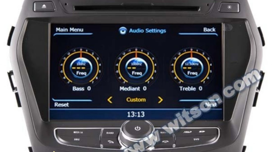 Navigatie Car Pc WITSON W2 C209 Dedicata Hyundai Santa Fe 2013 Ix 45 Internet 3g Procesor Dual Core A8 1gmhz Dvr Hard Intern Preluare Agenda Telefonica Model Premium 2013