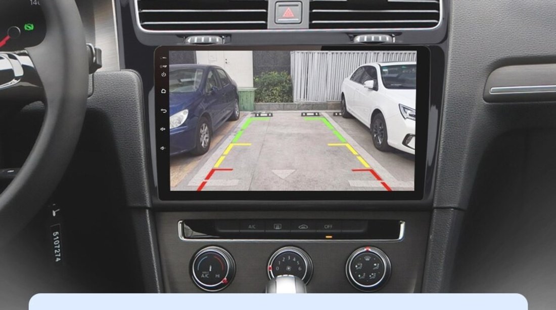 NAVIGATIE CARPAD ANDROID 10 DEDICATA VW GOLF 7 MK7 ECRAN IPS 10" WIFI BLUETOOTH CARKIT DSP GPS WAZE