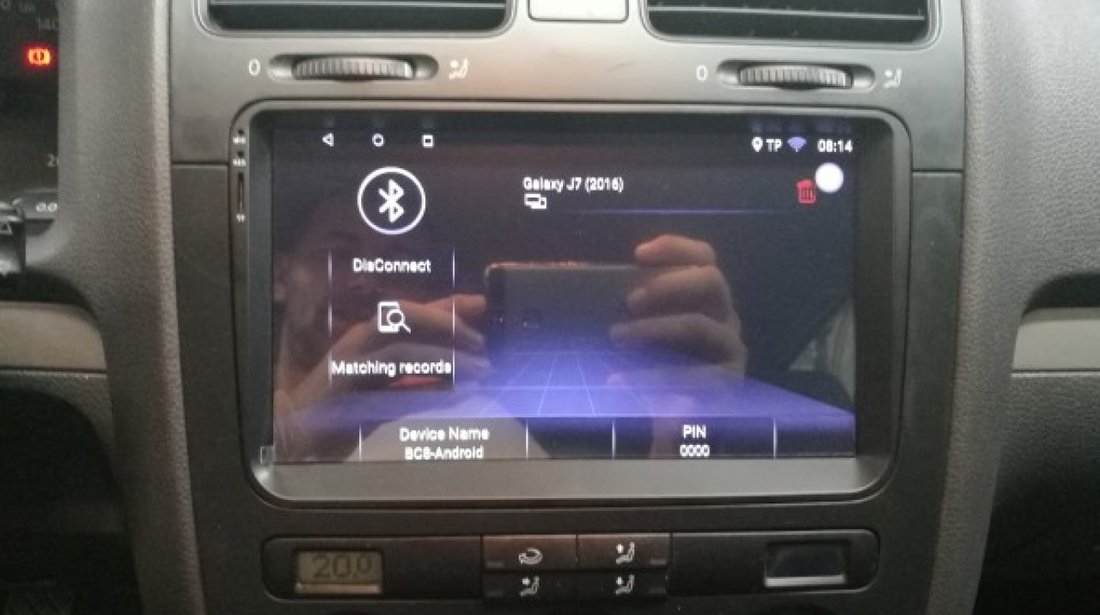 NAVIGATIE CARPAD ANDROID 7.1.2 DEDICATA VW AMAROK NAVD E305 ECRAN 9'' CAPACITIV 16GB INTERNET