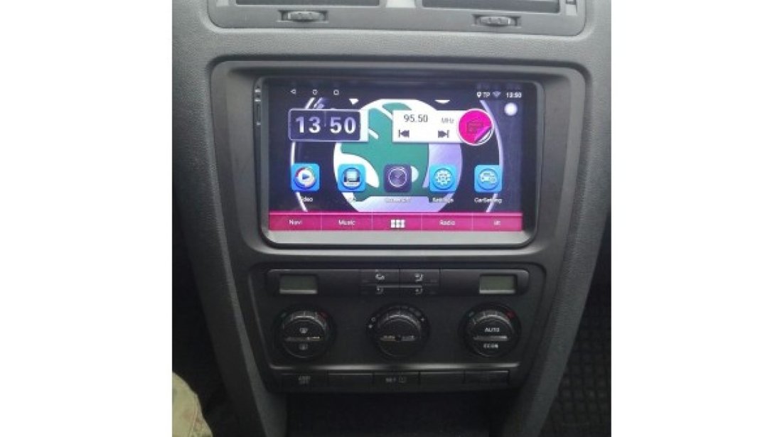 NAVIGATIE CARPAD ANDROID 7.1.2 DEDICATA VW CADDY NAVD E305 ECRAN 9'' CAPACITIV 16GB INTERNET