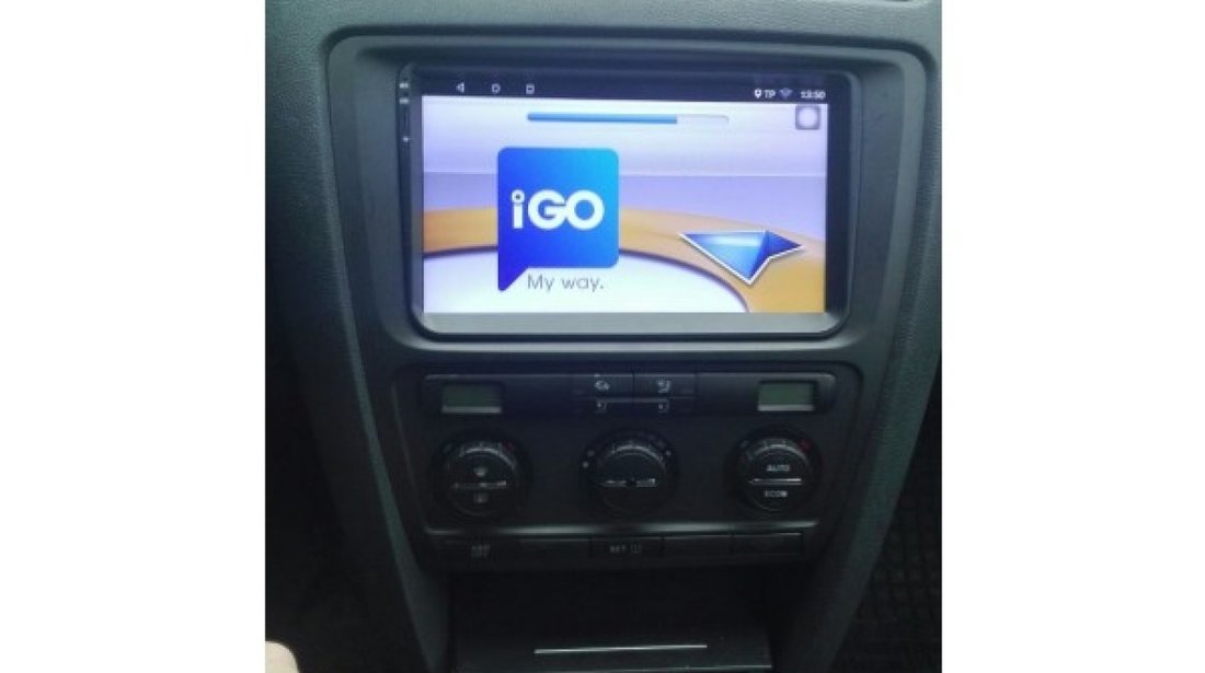 NAVIGATIE CARPAD ANDROID 7.1.2 DEDICATA VW EOS NAVD E305 ECRAN 9'' CAPACITIV 16GB INTERNET