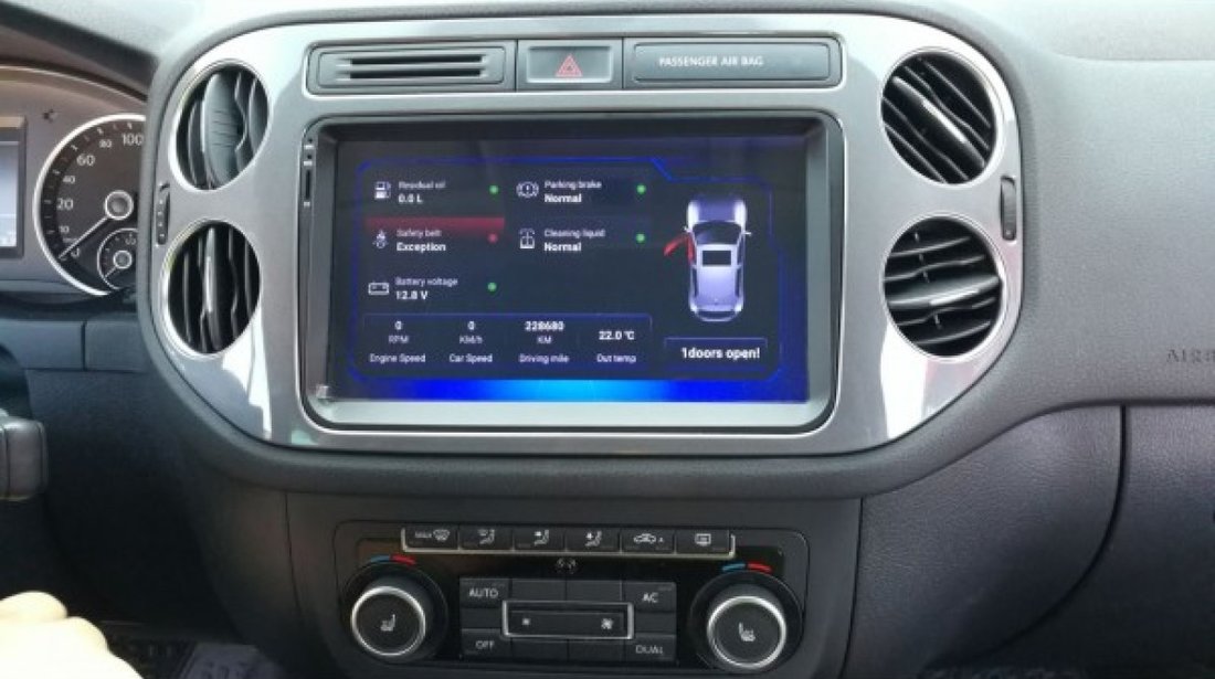 NAVIGATIE CARPAD ANDROID 7.1.2 DEDICATA VW GOLF PLUS NAVD E305 ECRAN 9'' CAPACITIV 16GB INTERNET