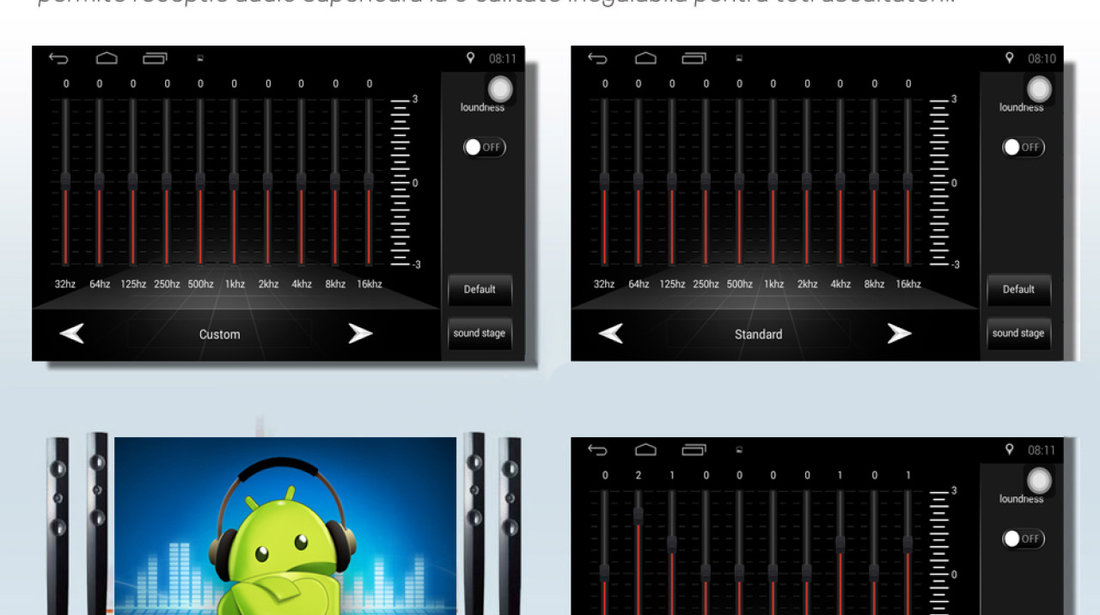 NAVIGATIE CARPAD ANDROID 7.1 DEDICATA Mercedes-Benz CLK NAVD-E902MB DVR CARKIT GPS 3G