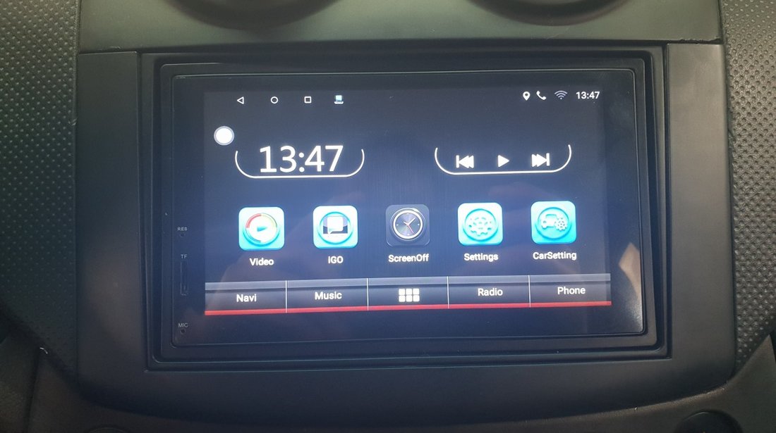 NAVIGATIE CARPAD ANDROID 7.1 DEDICATA SEAT ALHAMBRA GPS AUTO CARKIT USB WAZE NAVD-E902N