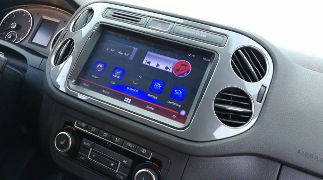 NAVIGATIE CARPAD ANDROID 7.1 DEDICATA VW Golf 5 EDONAV E305 ECRAN 9'' CAPACITIV 16GB INTERNET 3G