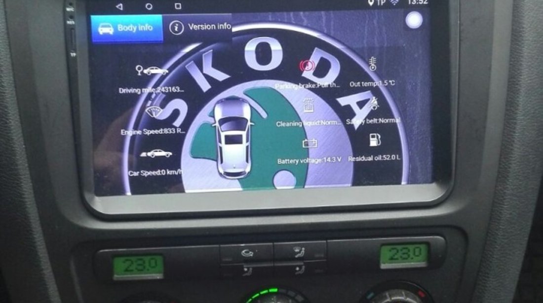 NAVIGATIE CARPAD ANDROID 7.1 DEDICATA VW Golf 5 EDONAV E305 ECRAN 9'' CAPACITIV 16GB INTERNET 3G