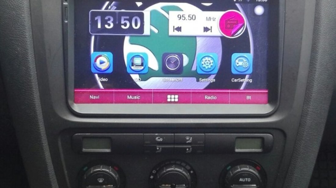 NAVIGATIE CARPAD ANDROID 7.1 DEDICATA VW Golf 5 EDONAV E305 ECRAN 9'' CAPACITIV 16GB INTERNET 3G