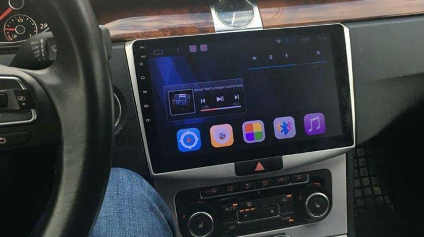 NAVIGATIE CARPAD ANDROID 7.1 DEDICATA VW PASSAT CC TABLETA 10.1'' INTERNET 4G WIFI DVR GPS WAZE
