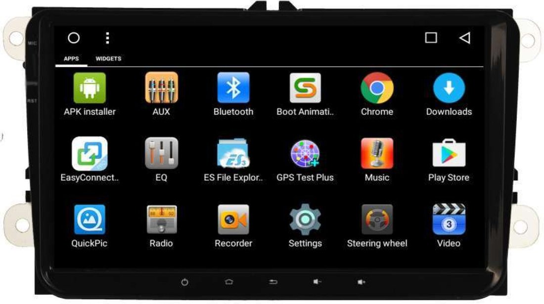 NAVIGATIE CARPAD ANDROID 7 DEDICATA Seat Altea NAVD-T9800 ECRAN 9'' 16GB 2GB RAM INTERNET 4G WIFi