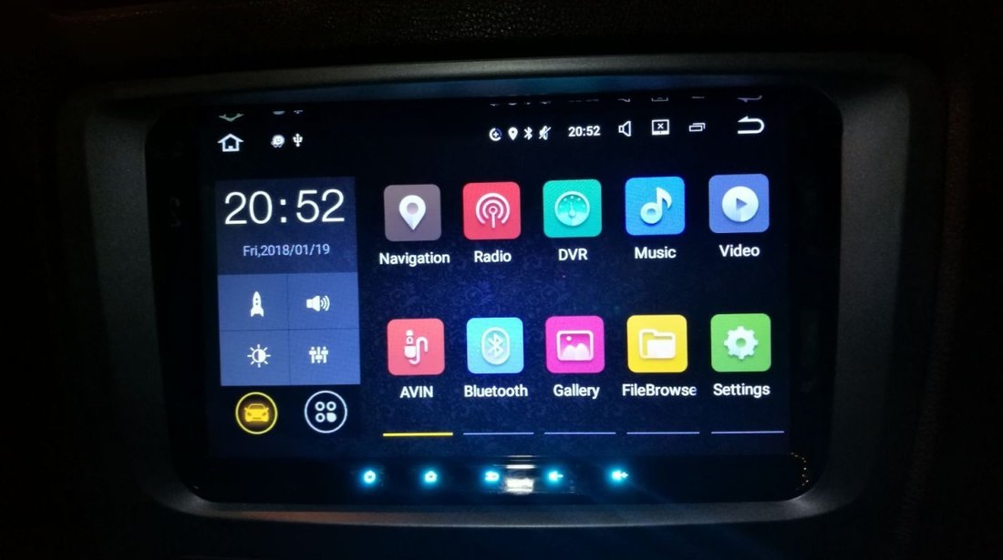 NAVIGATIE CARPAD ANDROID 7 DEDICATA Seat Cupra NAVD-T9800 ECRAN 9'' 16GB 2GB RAM INTERNET 4G WIFi