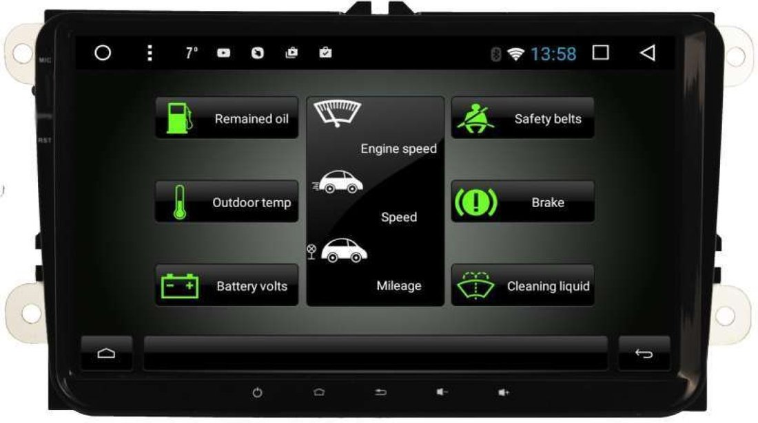 NAVIGATIE CARPAD ANDROID 7 DEDICATA Seat Cupra NAVD-T9800 ECRAN 9'' 16GB 2GB RAM INTERNET 4G WIFi