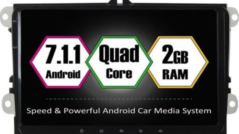 NAVIGATIE CARPAD ANDROID 7 DEDICATA Seat Leon NAVD-T9800 ECRAN 9'' 16GB 2GB RAM INTERNET 4G WIFi