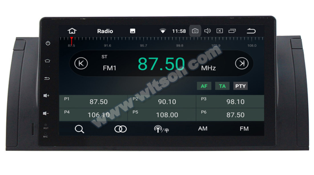NAVIGATIE CARPAD ANDROID 8.0 DEDICATA BMW X5 E53 SERIA 5 E39 SERIA 7 E38 WITSON W2-V7691 ECRAN 9”