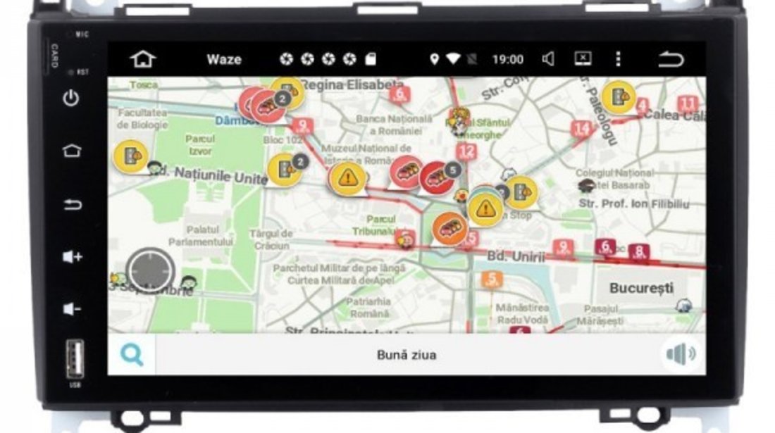 NAVIGATIE CARPAD ANDROID 8.0 DEDICATA Mercedes-Benz Sprinter W906 W209 W311 W315 W318 NAVD-i068