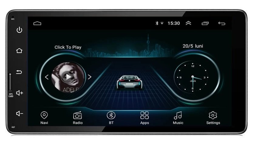 NAVIGATIE CARPAD ANDROID 8.1 DEDICATA MITSUBISHI ASX 2014-2019 GPS WAZE WIFI CARKIT EDOTEC EDT-L230