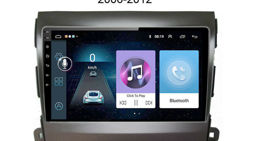 NAVIGATIE CARPAD ANDROID 8.1 DEDICATA MITSUBISHI OUTLANDER PEUGEOT 4007 CITROEN C-CROSSER GPS WAZE