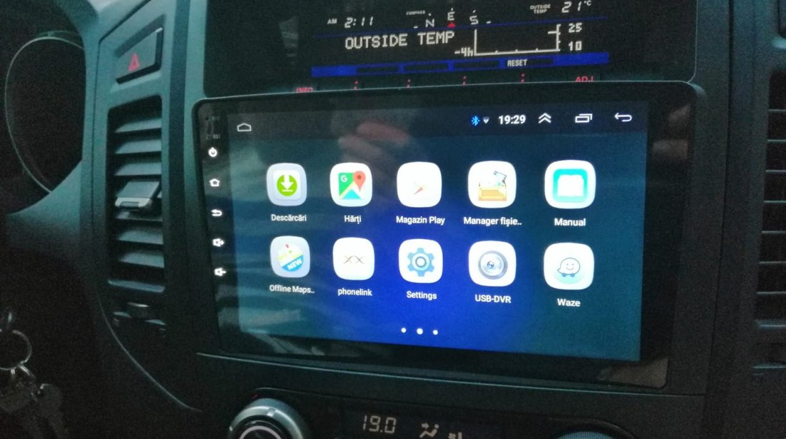 NAVIGATIE CARPAD ANDROID 8.1 DEDICATA MITSUBISHI PAJERO ECRAN 10” 16GB INTERNET 4G WIFI GPS WAZE