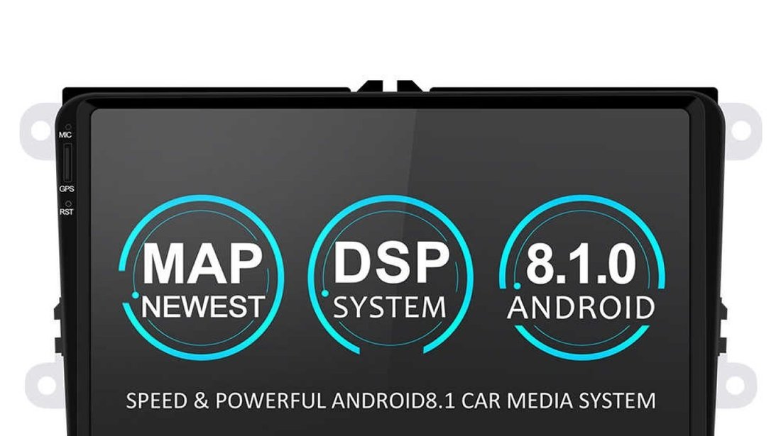 NAVIGATIE CARPAD ANDROID 8.1 DEDICATA SKODA SUPERB 2 NAVD-MT9800 9'' 16GB 2GB RAM WAZE CAMERA BONUS!