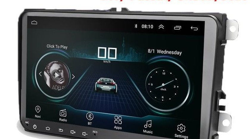 NAVIGATIE CARPAD ANDROID 8.1 DEDICATA VW GOLF MK5 ECRAN 9'' 16GB WIFI DVR GPS VAG NAV 5000 PRO