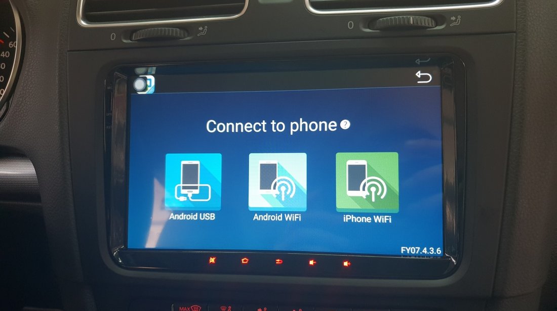 NAVIGATIE CARPAD ANDROID 8.1 DEDICATA VW SKODA SEAT NAV-D9800 9'' 16GB 2GB RAM WAZE CAMERA BONUS!