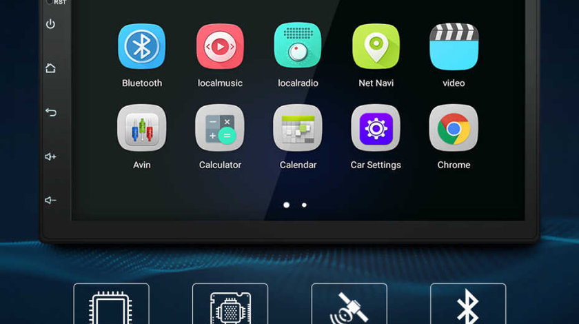 Navigatie Carpad Android 8.1Dedicata Vw Passat B5 Golf 4 Bora Polo Sharan Transporter Multivan T4 T5