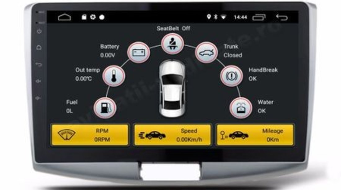 NAVIGATIE CARPAD ANDROID 9.0 DEDICATA VW PASSAT B6 B7 CC NAVD-MT1012VW ECRAN 10.1'' IPS CAPACITIV