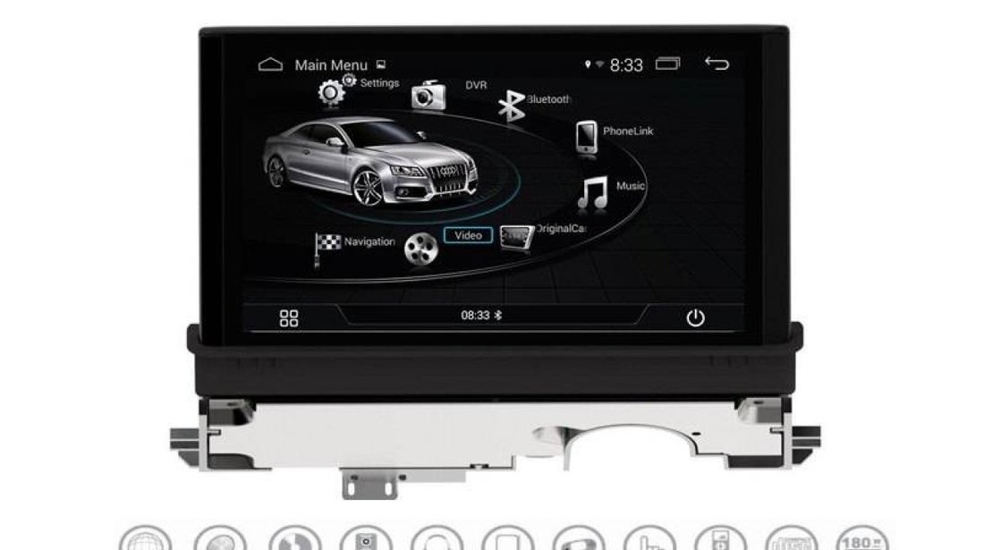 NAVIGATIE CARPAD ANDROID DEDICATA AUDI A3 2017- ECRAN 7” CAPACITIV 16GB INTERNET 3G WIFI EDT-L8667