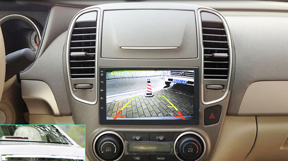 NAVIGATIE CARPAD ANDROID DEDICATA FORD FIESTA  ECRAN 7'' USB INTERNET 3G GPS WAZE COMENZI VOLAN