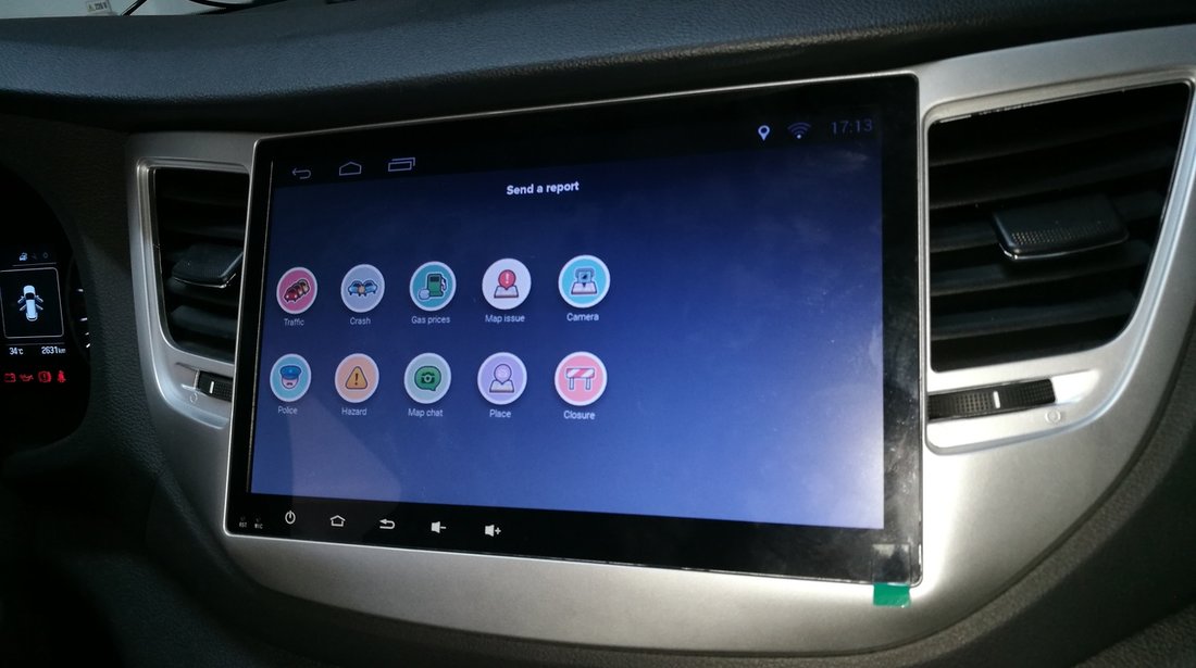 NAVIGATIE CARPAD ANDROID DEDICATA HYUNDAI TUCSON 2016 - 2017 ECRAN 10.1'' CAPACITIV INTERNET 3G WIFI