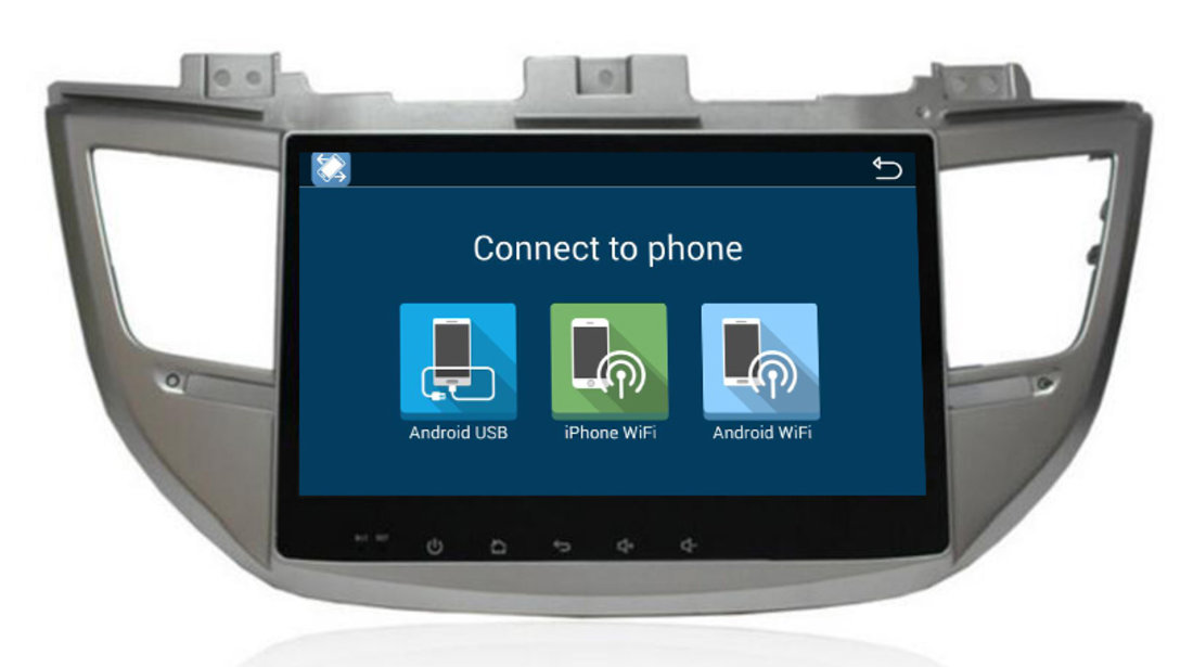 NAVIGATIE CARPAD ANDROID DEDICATA HYUNDAI TUCSON 2016 - 2017 ECRAN 10.1'' CAPACITIV INTERNET 3G WIFI
