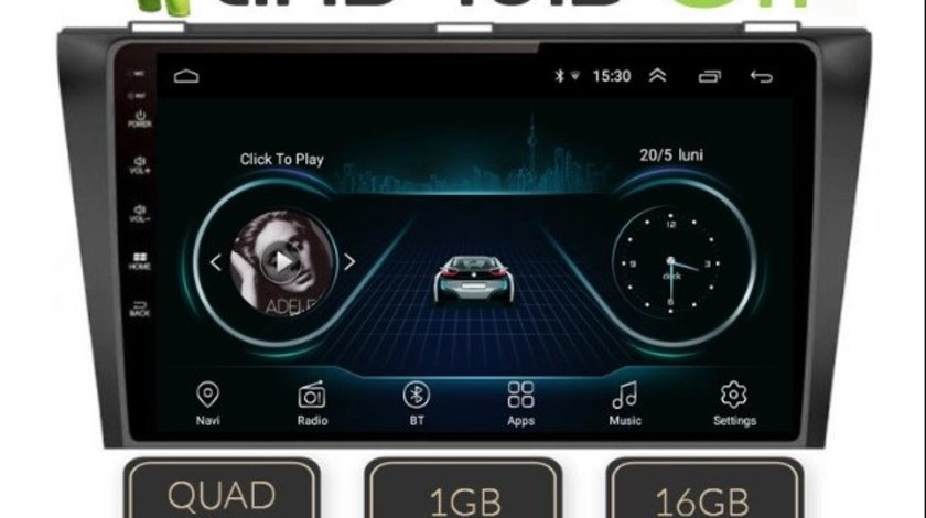 NAVIGATIE CARPAD ANDROID DEDICATA MAZDA 3 ECRAN 9” CAPACITIV 16GB INTERNET 3G WIFI PROCESOR CORTEX