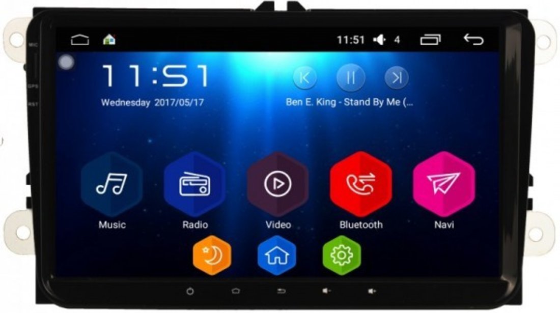 NAVIGATIE CARPAD ANDROID DEDICATA Seat Altea NAVD-MT9800 9'' 16GB 2GB RAM GPS WAZE CAMERA BONUS!