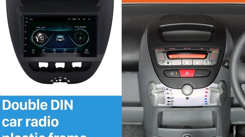 NAVIGATIE CARPAD ANDROID DEDICATA TOYOTA AYGO PEUGEOT 107 CITROEN C1 2005 - 2014 ECRAN 7'' CAPACITIV