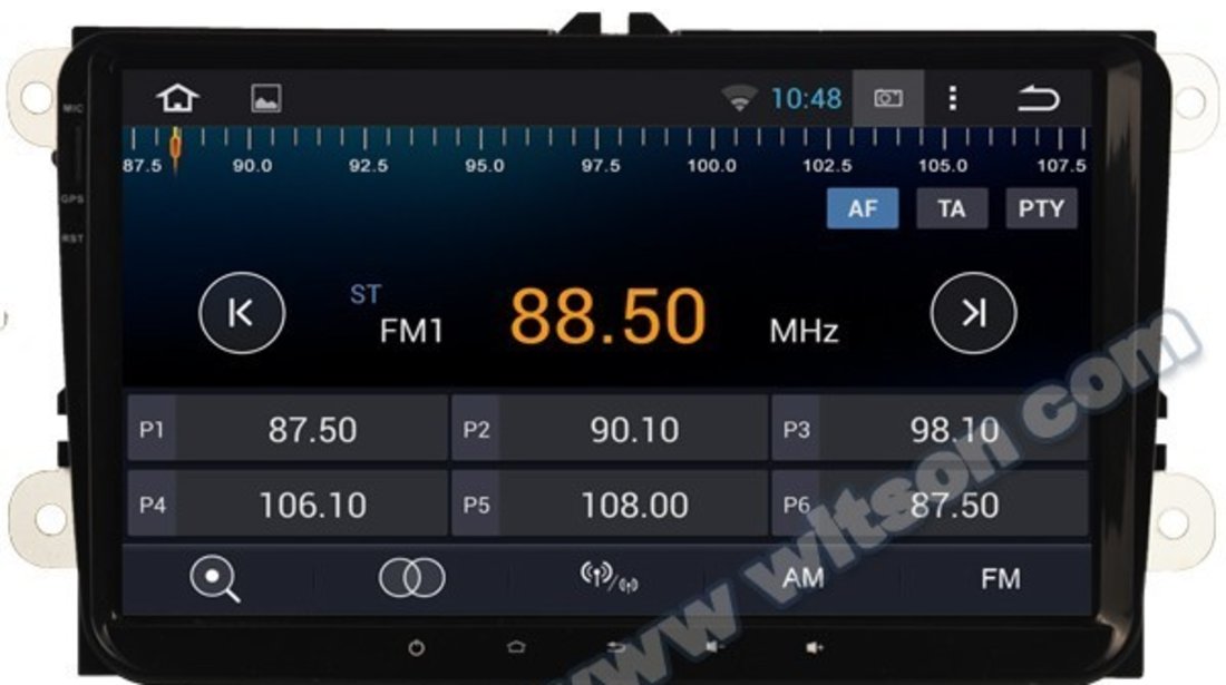 NAVIGATIE CARPAD ANDROID DEDICATA Volkswagen Passat B6/B7 WITSON W2-F9249V ECRAN 9'' CAPACITIV