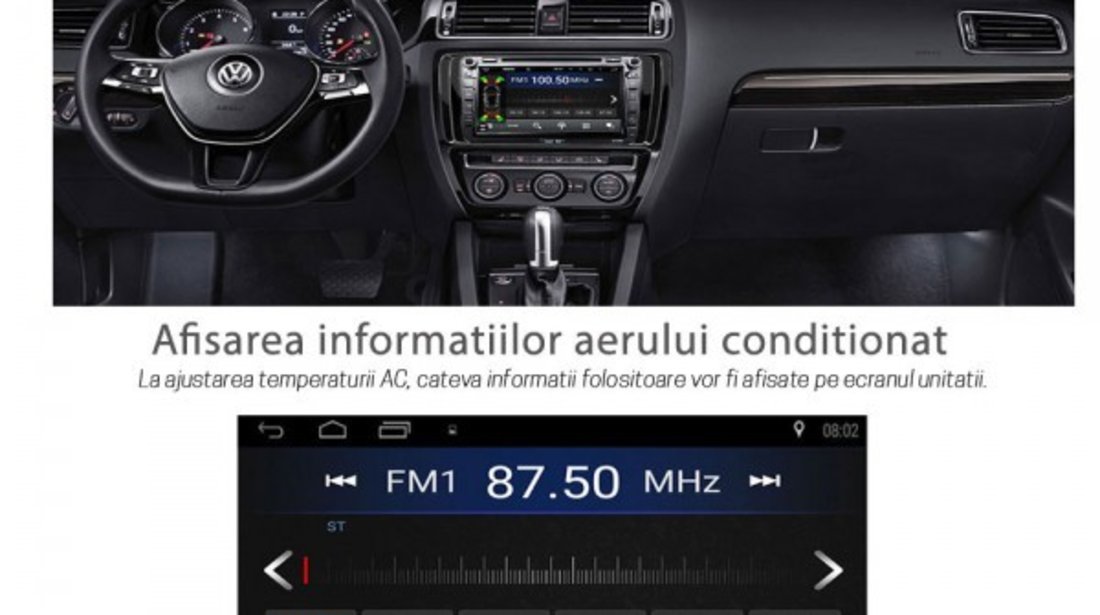 NAVIGATIE CARPAD ANDROID DEDICATA VW Amarok EDONAV E305 ECRAN 9'' CAPACITIV 16GB INTERNET 3G