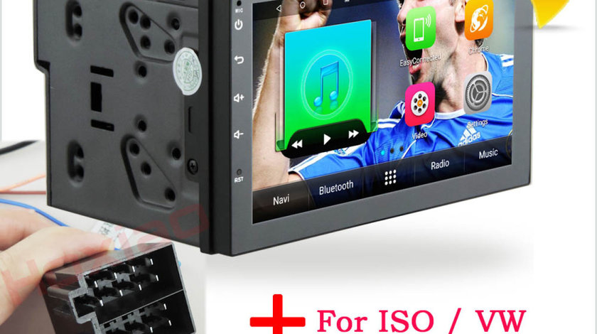 NAVIGATIE CARPAD ANDROID DEDICATA VW GOLF 4 ECRAN 7'' CAPACITIV USB INTERNET WIFI GPS WAZE DVR